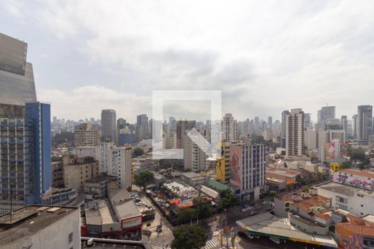 Vista/Varanda de kitnet/studio à venda com 1 quarto, 25m² em Pinheiros, São Paulo