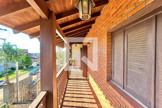Sacada da Suíte 3 de casa à venda com 4 quartos, 265m² em Feitoria, São Leopoldo