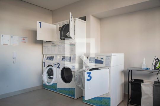Área comum - Lavanderia de kitnet/studio à venda com 1 quarto, 31m² em Vila Clementino, São Paulo