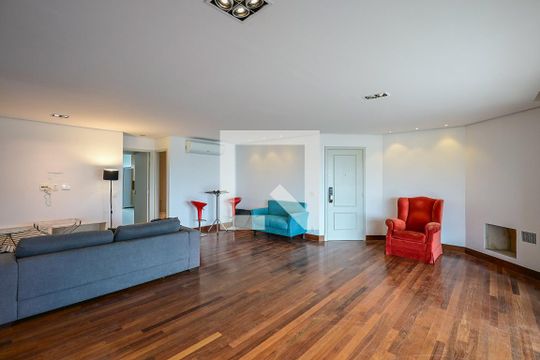 Sala de apartamento à venda com 3 quartos, 161m² em Vila Progredior, São Paulo