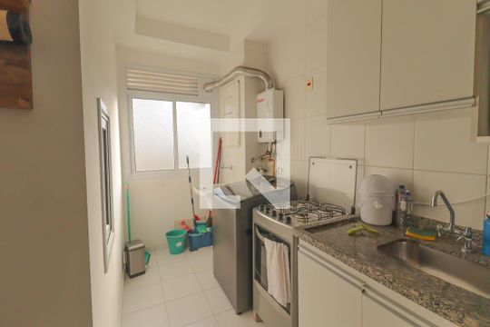 Cozinha e Área de Serviço de apartamento para alugar com 2 quartos, 72m² em Jardim Ana Maria, Jundiaí