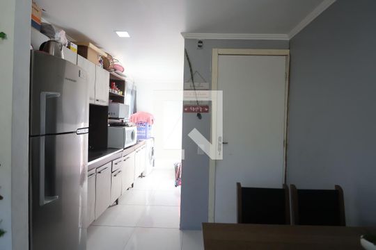 Cozinha e Área de Serviço de apartamento à venda com 2 quartos, 41m² em Rio Branco, Canoas