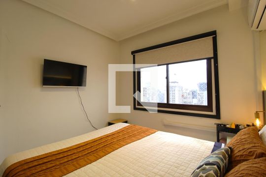 Quarto de apartamento para alugar com 1 quarto, 35m² em Vila Olímpia, São Paulo