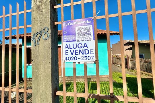 Placa de casa para alugar com 2 quartos, 80m² em Scharlau, São Leopoldo