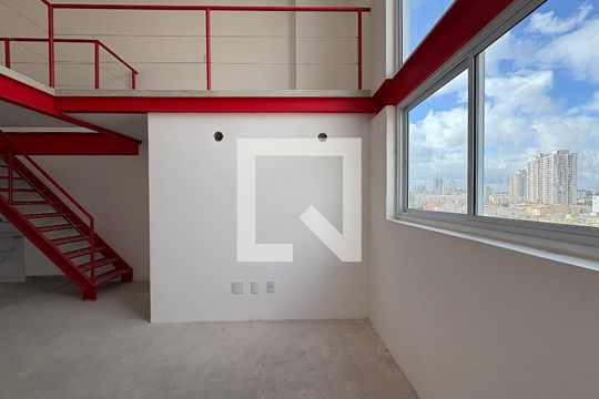 Sala de apartamento à venda com 1 quarto, 52m² em Santa Terezinha, Santo André