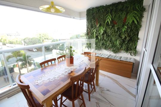 Varanda gourmet de apartamento à venda com 3 quartos, 125m² em Centro, Osasco