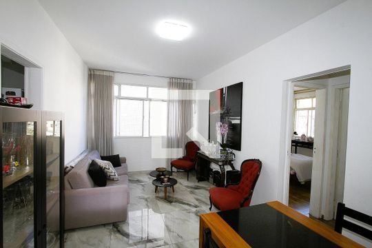 Sala de apartamento à venda com 3 quartos, 105m² em Coracao de Jesus, Belo Horizonte