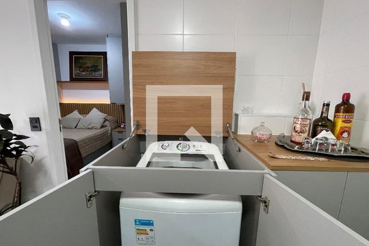 Área de Serviço de apartamento à venda com 1 quarto, 38m² em Ferreira, São Paulo