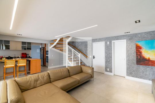 Sala de apartamento para alugar com 3 quartos, 240m² em Jardim Prudência, São Paulo