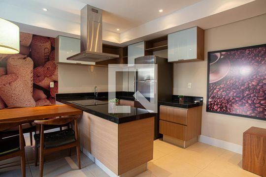 Área comum - Salão Gourmet de kitnet/studio à venda com 1 quarto, 29m² em Bela Vista, São Paulo