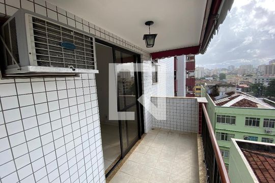 Varanda  de apartamento à venda com 3 quartos, 94m² em Méier, Rio de Janeiro