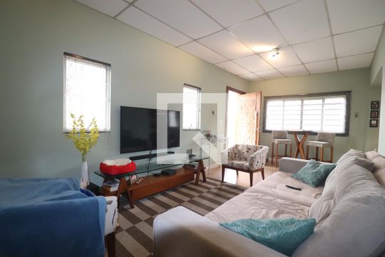 Casa 2 - Sala de casa à venda com 3 quartos, 348m² em Vila Alzira, Santo André