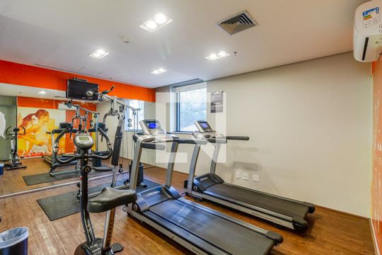 Área comum - Academia de kitnet/studio à venda com 1 quarto, 26m² em Jardins, São Paulo