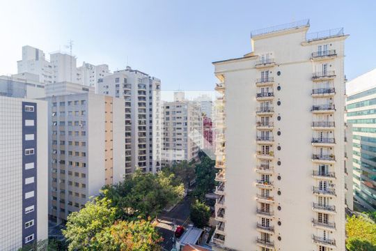 Vista de kitnet/studio à venda com 1 quarto, 26m² em Jardins, São Paulo