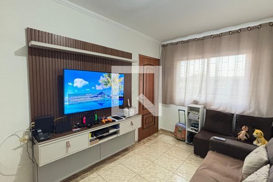 Sala de apartamento à venda com 2 quartos, 80m² em Vila Tibiriçá, Santo André
