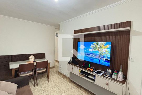 Sala de apartamento à venda com 2 quartos, 80m² em Vila Tibiriçá, Santo André