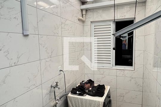 Área de Serviço de apartamento à venda com 2 quartos, 80m² em Vila Tibiriçá, Santo André