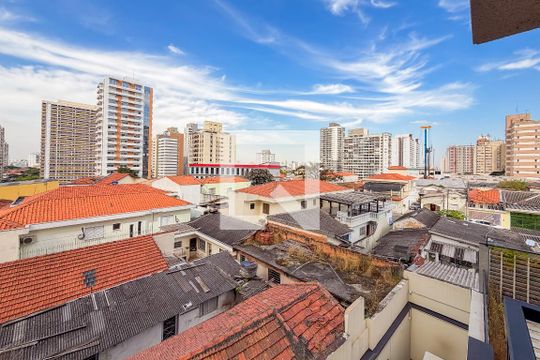 Varanda de kitnet/studio à venda com 1 quarto, 29m² em Vila Dom Pedro I, São Paulo