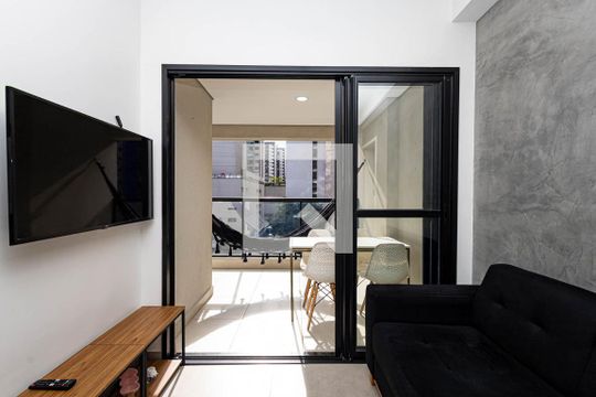 Sala de apartamento para alugar com 2 quartos, 45m² em Bela Vista, São Paulo