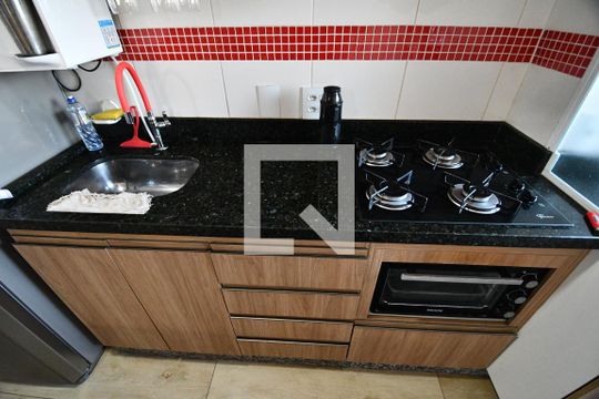 Cozinha de apartamento à venda com 2 quartos, 44m² em Vila Industrial (campinas), Campinas