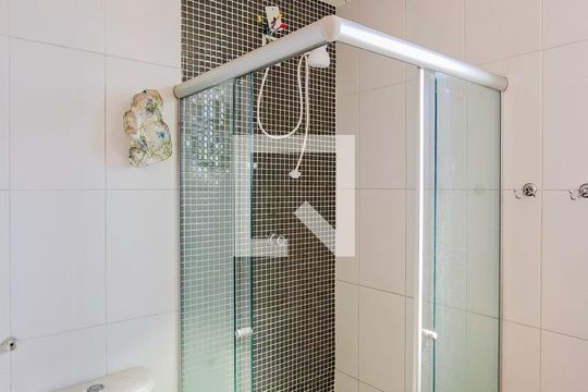 Banheiro da Suíte de apartamento à venda com 3 quartos, 85m² em União, Belo Horizonte