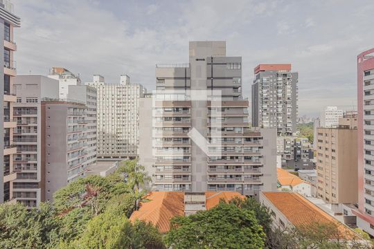 Vista da Sala de apartamento à venda com 4 quartos, 314m² em Pinheiros, São Paulo