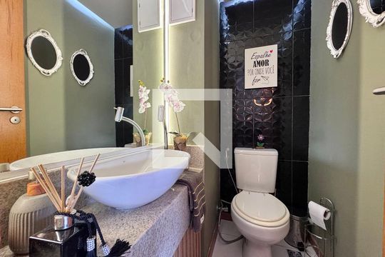 Lavabo da Sala de apartamento à venda com 3 quartos, 174m² em Recreio dos Bandeirantes, Rio de Janeiro