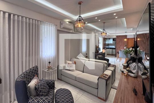 Sala de apartamento à venda com 3 quartos, 174m² em Recreio dos Bandeirantes, Rio de Janeiro