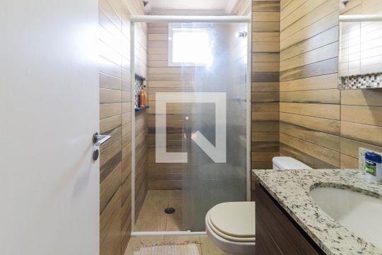 Banheiro da Suíte de apartamento à venda com 3 quartos, 82m² em Jardim das Vertentes, São Paulo