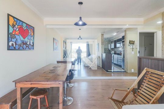 Sala de apartamento à venda com 3 quartos, 82m² em Jardim das Vertentes, São Paulo