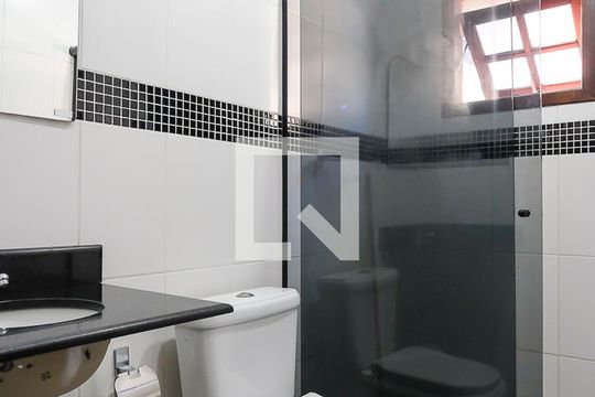 Banheiro da suíte de casa à venda com 3 quartos, 203m² em Jardim, Santo André
