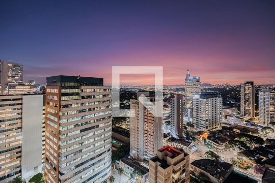 Vista de apartamento à venda com 1 quarto, 106m² em Pinheiros, São Paulo