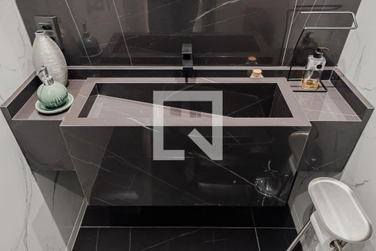 Lavabo de apartamento à venda com 1 quarto, 106m² em Pinheiros, São Paulo