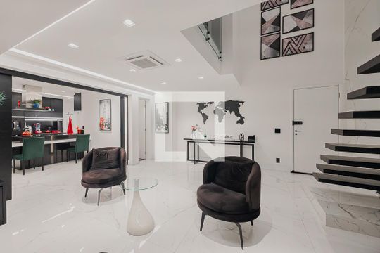 Sala de apartamento à venda com 1 quarto, 106m² em Pinheiros, São Paulo