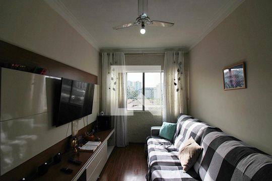 Sala  de apartamento à venda com 2 quartos, 78m² em Vila Santa Luzia, São Bernardo do Campo