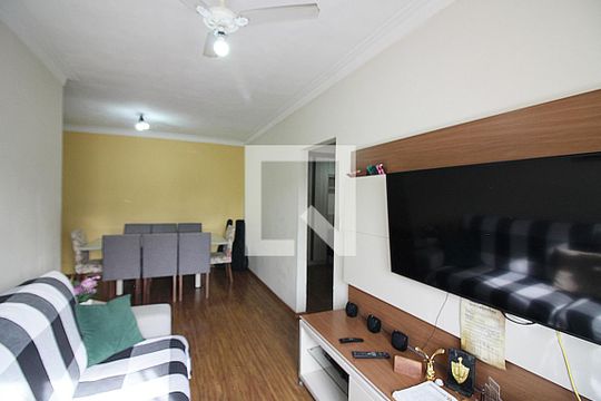 Sala  de apartamento à venda com 2 quartos, 78m² em Vila Santa Luzia, São Bernardo do Campo