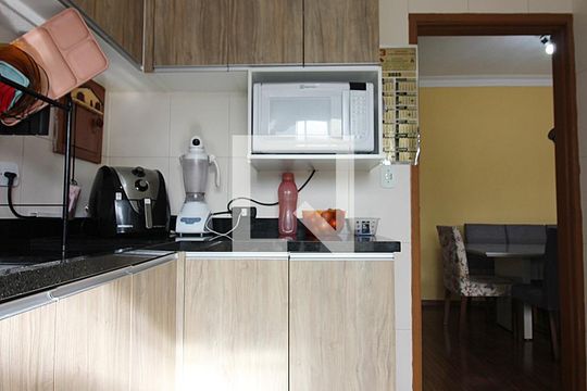 Cozinha  de apartamento à venda com 2 quartos, 78m² em Vila Santa Luzia, São Bernardo do Campo