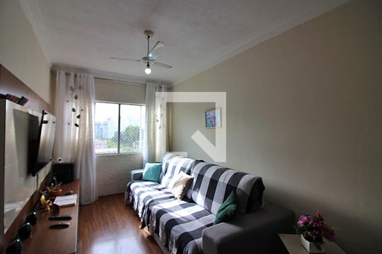 Sala  de apartamento à venda com 2 quartos, 78m² em Vila Santa Luzia, São Bernardo do Campo
