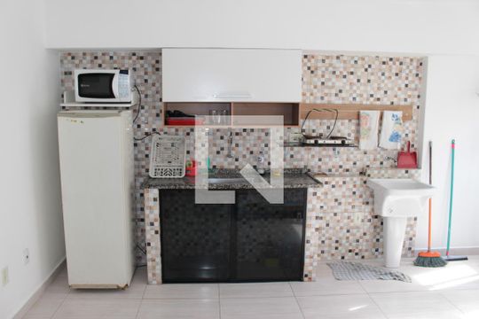 Cozinha de apartamento para alugar com 1 quarto, 39m² em Centro Histórico de São Paulo, São Paulo