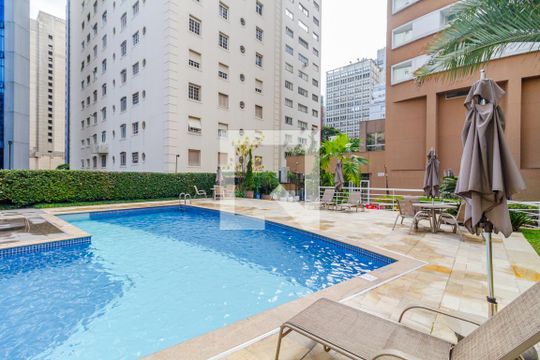 Área comum - Piscina de kitnet/studio à venda com 1 quarto, 30m² em Cerqueira César, São Paulo