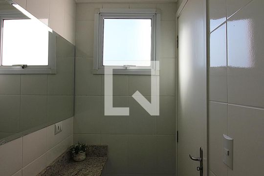 Banheiro da Suíte 1 de apartamento à venda com 2 quartos, 80m² em Nova Petrópolis, São Bernardo do Campo