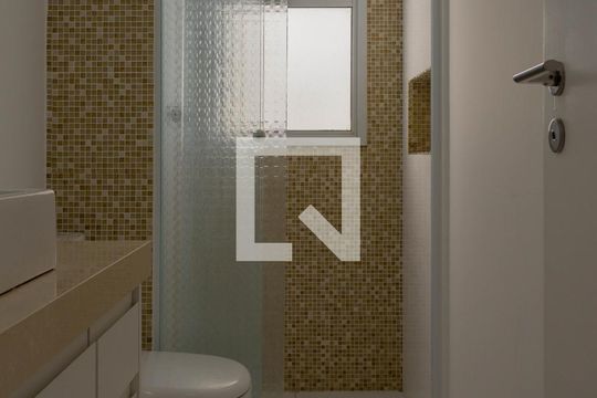 Banheiro de apartamento para alugar com 3 quartos, 123m² em Centro, São Bernardo do Campo