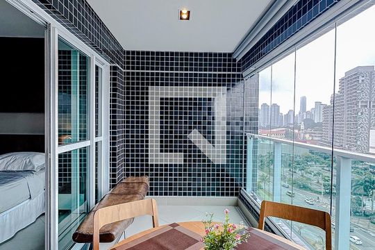 Varanda de apartamento para alugar com 1 quarto, 55m² em Vila Regente Feijó, São Paulo