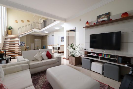 Sala 1 de casa para alugar com 6 quartos, 430m² em City Ribeirão, Ribeirão Preto
