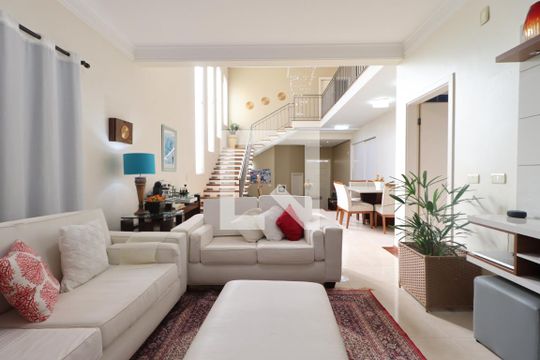 Sala 1 de casa para alugar com 6 quartos, 430m² em City Ribeirão, Ribeirão Preto