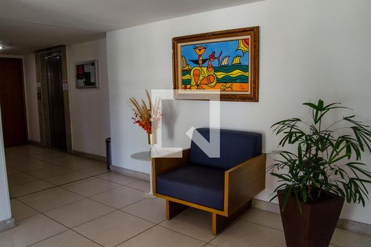 Hall de entrada de apartamento para alugar com 3 quartos, 85m² em Recreio dos Bandeirantes, Rio de Janeiro
