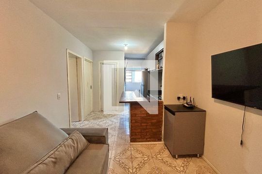 Sala de apartamento à venda com 2 quartos, 55m² em Canudos, Novo Hamburgo