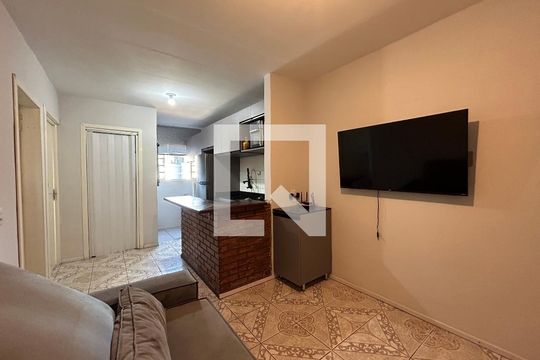 Sala de apartamento à venda com 2 quartos, 55m² em Canudos, Novo Hamburgo