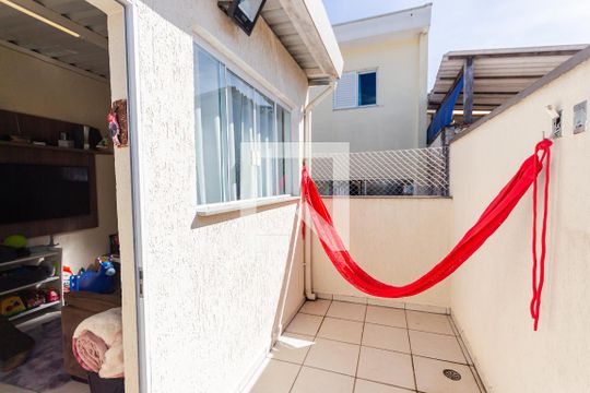 Varanda da Cozinha de apartamento à venda com 2 quartos, 76m² em Jardim das Maravilhas, Santo André