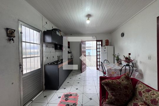 Sala/Cozinha de casa à venda com 2 quartos, 140m² em Santos Dumont, São Leopoldo